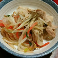 牛乳どーなつ's cooksnap of when they made 紅ショウガと肉もやしの卵炒め.