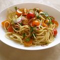 matiyo's cooksnap of when they made トマトとバジルの冷製パスタ.