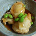 コケもも's cooksnap of when they made 簡単♪長芋だんごの揚げだし.