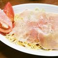 ちえもんたろう's cooksnap of when they made アスパラと生ハムのペペロンチーノ.