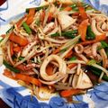 ajun0219's cooksnap of when they made イカとにんにくの芽の炒め物.