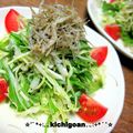 kichicoron's cooksnap of when they made 水菜とかりかりおじゃこのサラダ.