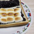 アクセル☆'s cooksnap of when they made チョコとマシュマロのトースト.