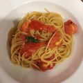Toshiecook's cooksnap of when they made パスタ屋直伝★簡単トマトとバジルのパスタ.