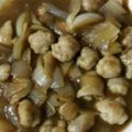 クックRWD0W9☆'s cooksnap of when they made 豚こま団子の甘酢あん.
