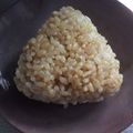 ﾌﾞﾚﾝﾀﾞ's cooksnap of when they made 玄米もこれなら平気♪玄米の焼きおにぎり.