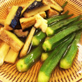 asuuumomo's cooksnap of when they made 簡単♪茄子とオクラの焼き浸し.