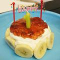 ロイザイル's cooksnap of when they made 小さなヨーグルトケーキ☆1歳の誕生日.