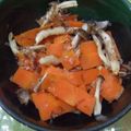 クック6C5JVC☆'s cooksnap of when they made レンジで簡単！人参ときのこのバター醤油煮.