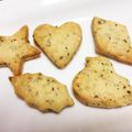 菜つ実☆ミ's cooksnap of when they made 甘くない　チーズとバジルのクッキー.