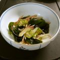 Hirarinn☆'s cooksnap of when they made おくら&みょうが&ワカメのわさびポン酢.