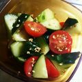 moco☺︎'s cooksnap of when they made 簡単☆トマトと胡瓜のピリ辛中華サラダ.