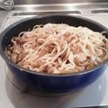 ueken10's cooksnap of when they made 味ぽんで簡単和風パスタ.