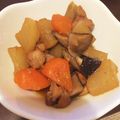 おぱるどん's cooksnap of when they made 鶏と根菜の煮物.