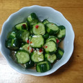 とびうおちゃん's cooksnap of when they made きゅうりの酢の物（エスニック風）.