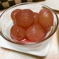 快くん's cooksnap of when they made 色合い綺麗☆塩レモンで巨峰のデザート.