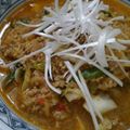 sayosayoyo's cooksnap of when they made しゃきしゃきキャベツの坦々風みそラーメン.