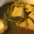 ☆こりら☆'s cooksnap of when they made 芋づると絹厚揚げの煮物.