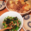 yoshikoro7's cooksnap of when they made 簡単＊ほうれん草と納豆のあげ玉おひたし.