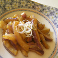 野菜のはたけ's cooksnap of when they made アケビの皮を味噌炒め.