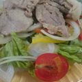 まいめる0720's cooksnap of when they made 塩麹☆豚こま肉のおかずサラダ.