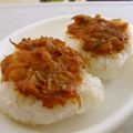 わたるんママ's cooksnap of when they made ネギ味噌焼きおにぎり.