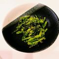 jinko3's cooksnap of when they made 春菊のタップリごまごま和え.