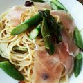 nyanyao703's cooksnap of when they made アスパラと生ハムのパスタ.