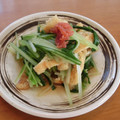 i_yokan's cooksnap of when they made 水菜の煮びたしさっぱり梅風味.