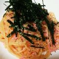 ぽんぽこすいか's cooksnap of when they made 簡単！早い！明太子クリームパスタ.