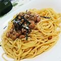 さりずいろ's cooksnap of when they made 簡単☆バター風味の納豆パスタ.