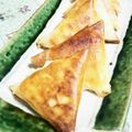 KUMI KUMI's cooksnap of when they made 余った春巻きの皮で!ポテトコーンチーズ♪.