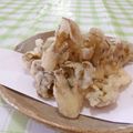 赤い電話's cooksnap of when they made ☆こどもも大スキまいたけの天ぷら☆.