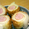 ぽんぷー's cooksnap of when they made ちくわのチーわさウインナー巻き.