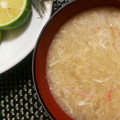 クックRYTDC4☆'s cooksnap of when they made 簡単☆もやしと卵の中華スープ.