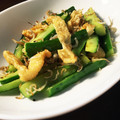 なつめタロー's cooksnap of when they made 胡瓜しらす薄揚げのコク旨炒め♪.