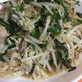 じじばばな私's cooksnap of when they made 豚ニラもやしピーマンの卵炒め.