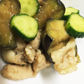 和花衣's cooksnap of when they made 茗荷が爽やか♪鶏もも肉の胡瓜茄子炒め.