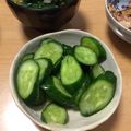 ともぱんたから's cooksnap of when they made キュウリの即席浅漬け.