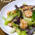 ＪＵＮちゃン's cooksnap of when they made 海老とセロリのシャッキリ塩炒め☆.