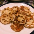 goodsnow46's cooksnap of when they made おつまみに≈≈れんこんピザ.