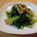 地球ひとまわり's cooksnap of when they made ✿小松菜と油揚げの煮浸し✿.