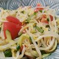 mioly's cooksnap of when they made 塩レモン☆きゅうりともやしでナムル風.