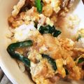 ねずみせんぱい's cooksnap of when they made 豚バラとニラの卵とじ丼.