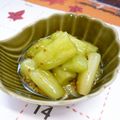 卯月のうさぎ２０１４'s cooksnap of when they made ずいきの♡ハニーマスタード漬け.