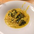 HoneyAmy's cooksnap of when they made 簡単＊かぼちゃと鮭のクリームパスタ.