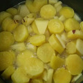 hokugirl's cooksnap of when they made 簡単おやつ♪サツマイモと林檎煮.