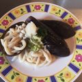 ラクラクダ's cooksnap of when they made おろし揚げナス冷やしうどん★レモンだれ.
