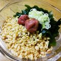 チョイコ's cooksnap of when they made 梅わかめそば.