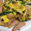 クックはなん☆'s cooksnap of when they made ほうれん草の三色炒め・お弁当にも♪.